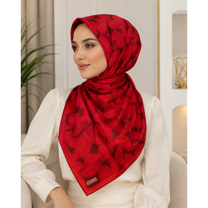 Belli Saf İpek Eşarp 4117D