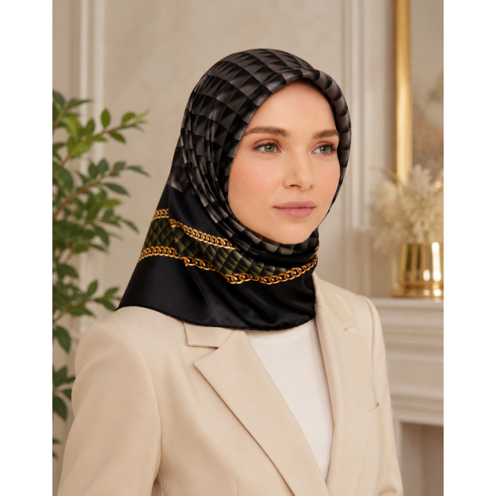 Armine DJ Saf İpek Eşarp 8834D
