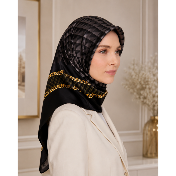 Armine DJ Saf İpek Eşarp 8834D