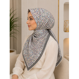 Armine DJ Saf İpek Eşarp 8834DS
